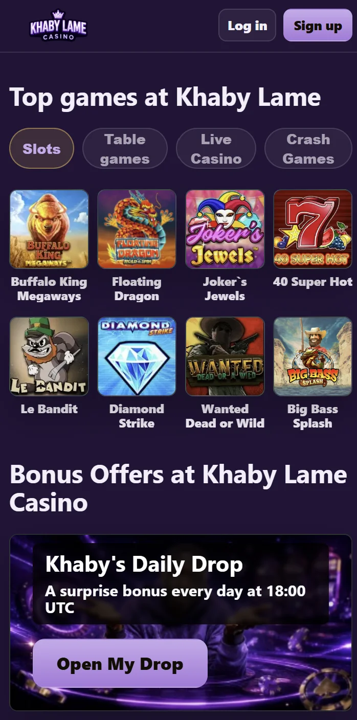 Mobiler Zugang bei Casino Khaby Lame